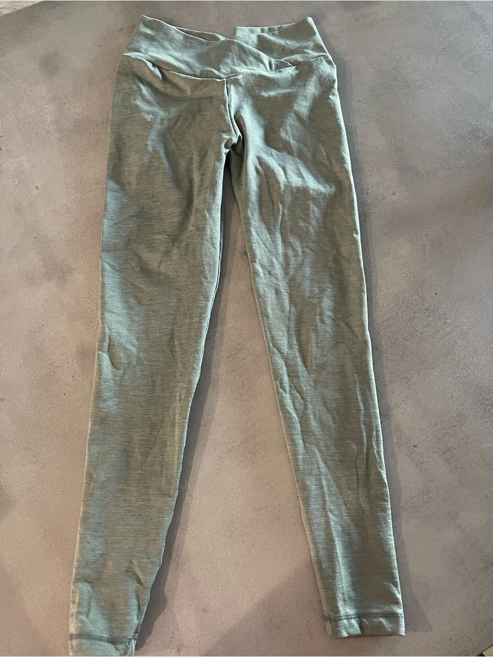 Olive Green High-Waist Leggings